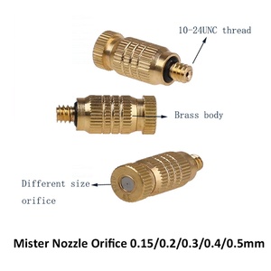 Outdoor Cooling System Landscaping Greenhouse High Pressure Brass Misting Nozzles Spray Atomizing Nozzle - Product Image 3