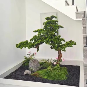 Realistic <strong>Fake</strong> Tree Fiberglass Artificial Big Bonsai Beauty Pine Tree Artificial <strong>Large</strong> Pine Tree Home Indoor Decoration <strong>Plants</strong> - Product Image 6