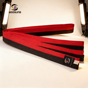 Cinturón de <span class=keywords><strong>Jiu</strong></span> <span class=keywords><strong>Jitsu</strong></span> Personalizado Woosung, Cinturón de Taekwondo y Judo de Buena Calidad y Duradero - Product Image 5