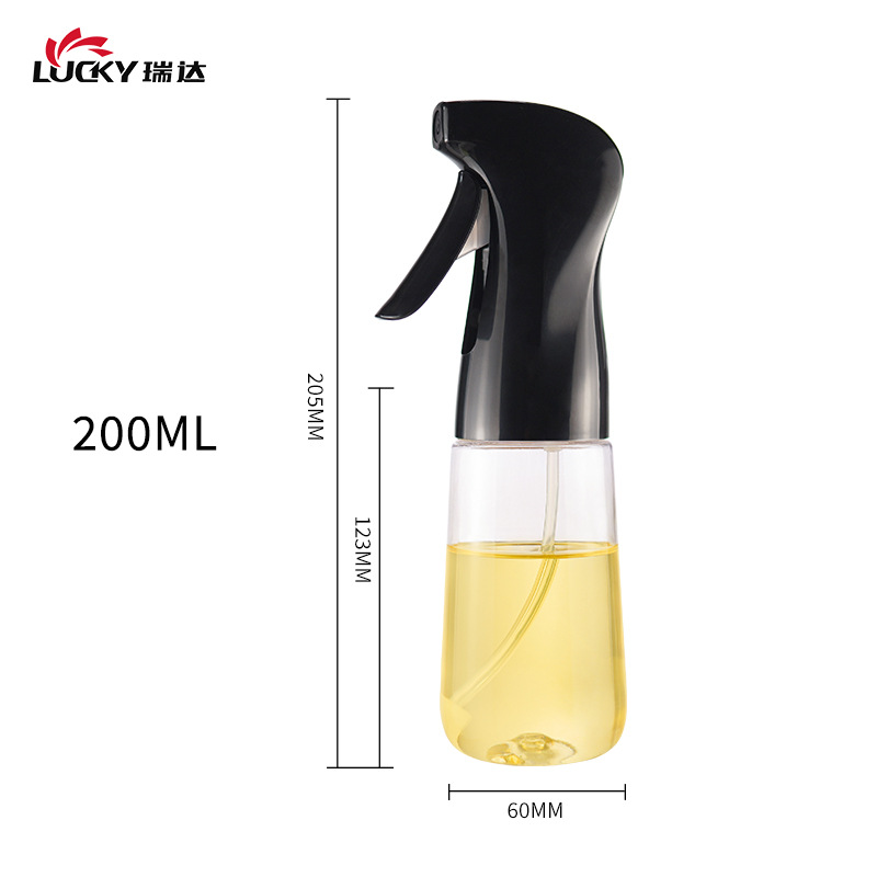 200ml black translucent-plastic
