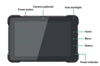 Tablette PC Android robuste pour véhicule de 10,1 pouces, 1000 nits, personnalisée, IP67, 4G, GPS, CANBUS, pour la gestion de flotte