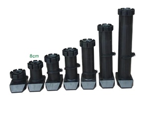 Patas Niveladoras Ajustables de Plástico GQK para Gabinetes de Cocina, Dormitorio, Sala de Estar, Taller, Granja, Hospital y Uso en Exteriores - Product Image 2