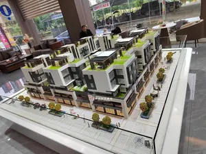 Emlak modeli ekran Minature Model ev villa iç güzel modeli