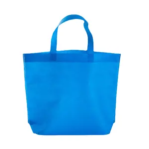 Recyclable fabric non woven shopping bags wholesale cheap tote bags custom printed logo carry bags