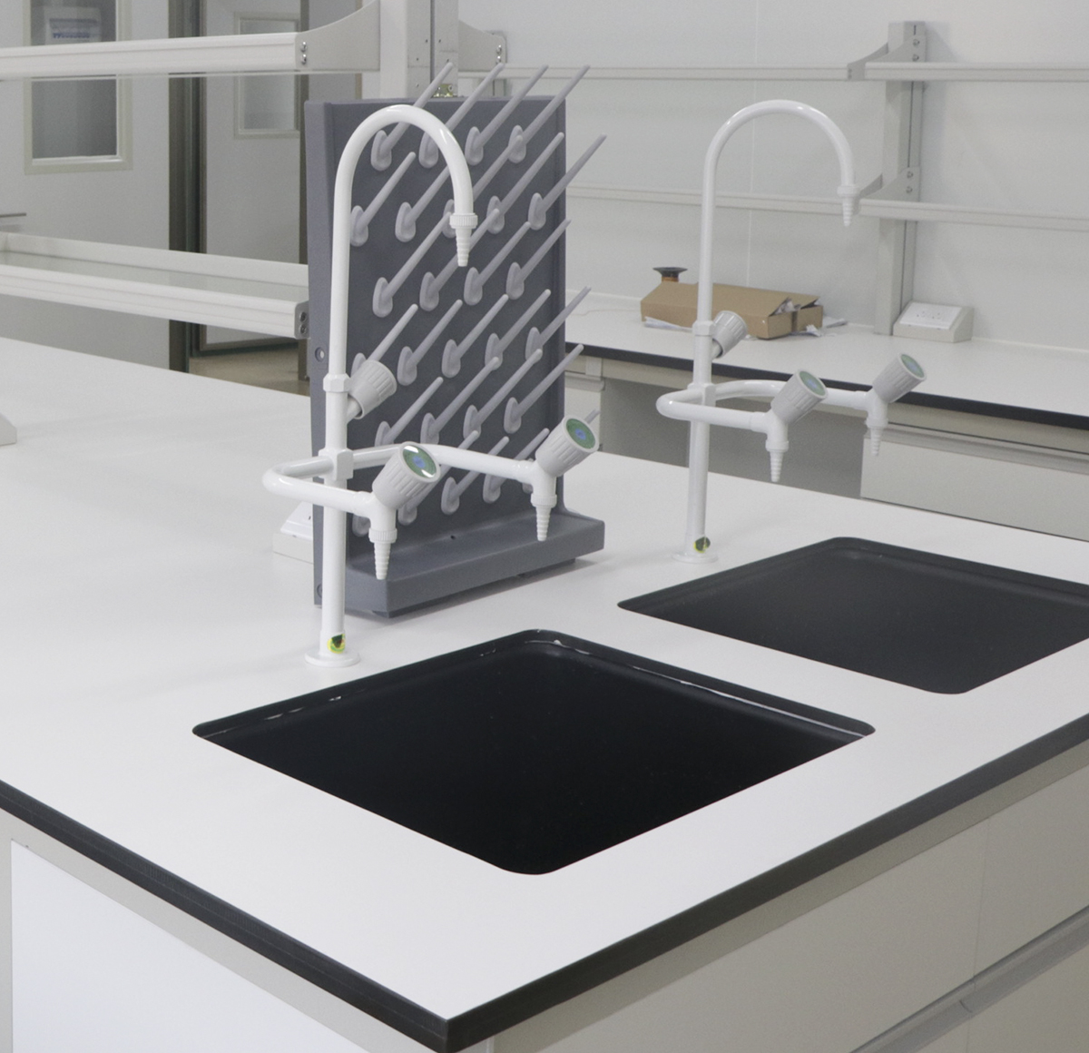 Antirust Practical Science Lab Tables , Chemical Resistant Biology Lab Furniture