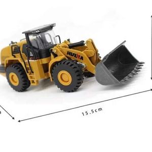 SJY-1813 Modelo a Escala 1:60 de Cargador de Metal de Aleación, Modelo Estático de Camión de Ingeniería, Vehículo de Construcción, Juguetes para Niños - Product Image 6