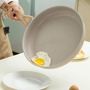 Poêle à frire antiadhésive en pierre Maifan, 30 cm, ronde, compatible induction et gaz - Product Image 4
