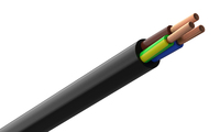 Cable de alimentación eléctrica RVV, cable flexible de cobre de 60227, 300V, 500V, 0,75mm, 1mm, 1,5mm, 2,5mm, 2, 3, 4, 5 núcleos