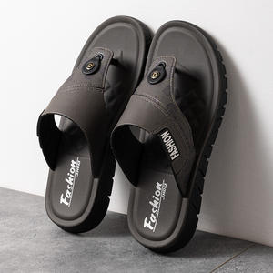 Sandales et pantoufles d'extérieur pour hommes 2025 été nouveau décontracté tout-match double usage antidérapant fond épais Herricom à la mode - Product Image 6