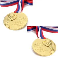 Toptan ucuz özel altın kaplama hatıra Metal spor ödülü madalya ve kupa
