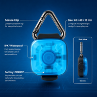 Collier lumineux universel en plastique pour animaux de compagnie, lumière de sécurité nocturne, anti-perte, pour chats et chiens, lumière de marche, étanche, portable, multi-modes