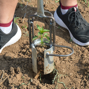 การเกษตรมือดิน <span class=keywords><strong>digger</strong></span> transplanter/คู่มือข้าวโพดกำจัดดิน Hole transplanter Punch ขยับเครื่องมือต้นกล้า - Product Image 5