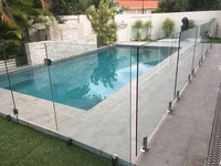 Offre Spéciale En Acier Inoxydable Piscine Clôture 316 Montage latéral En Verre/support/poste de balustrade En Aluminium de clôture de piscine en verre