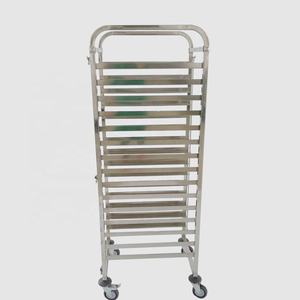 เชิงพาณิชย์สแตนเลสร้านอาหารเบเกอรี่ขนมปังรถเข็น - Product Image 3