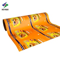 Rouleau de film d'emballage souple en plastique de qualité alimentaire pour l'emballage de collations, de chips, de bonbons, de biscuits