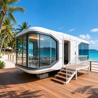 Maisons capsules, maisons modulaires préfabriquées, maisons conteneurs pliables avec cuisine et salle de bain pour maisons mobiles modernes