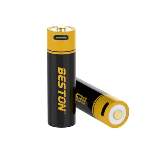 Batería recargable de iones de litio de 1,5 V, tamaño Aa, doble A, Micro USB, 3500mWh