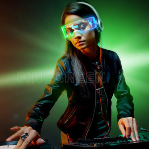 Cadılar bayramı gecesi yüksek parlaklık led teknoloji gözlük parti için led neon ışık güneş gözlüğü - Product Image 5