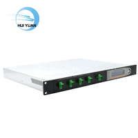 Amplificateur optique WDM EYDFA 1550 nm, 4 ports, 20 dBm, puissance de sortie élevée, connecteur SC/APC, fibre POE/GSM pour réseau CATV