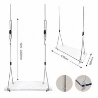 ROPECUBE Promotion à Durée Limitée Siège de Balançoire Réglable pour Arbre et Porche - Balançoire Robuste en PC pour Extérieur et Intérieur pour Enfants et Adultes