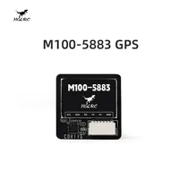 Module GPS HGLRC M100-5883 M10 avec boussole, antenne en céramique, indicateurs LED intégrés, 21x21mm pour avion RC FPV longue portée