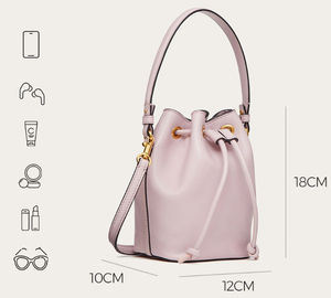 Sac à main pour femme de luxe de qualité supérieure avec logo personnalisé, chaîne, poignée supérieure en cuir, nouveau sac seau tendance pour femme - Product Image 3