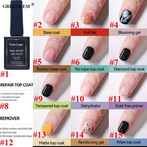 Etiqueta personalizada, capa superior, capa Base de goma, Gel floreciente, puntas de <span class=keywords><strong>uñas</strong></span> postizas y suaves, prensa sobre <span class=keywords><strong>uñas</strong></span> acrílicas, Gel UV, <span class=keywords><strong>pegamento</strong></span> <span class=keywords><strong>para</strong></span> <span class=keywords><strong>uñas</strong></span> - Product Image 5