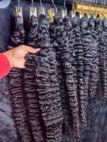 Extensions de Cheveux Humains Bruts 100% Naturels Non Traités, Bundles de Cheveux Remy, Boucles Birmanes et Indiennes, Cuticules Entièrement Alignées, Prix de Gros