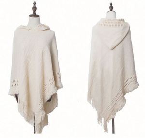 Châle en cachemire, poncho en cachemire, châle cape, tricoté de haute qualité, multicolores, en acrylique, pour femmes adultes, mode hiver, livraison 5-7 jours - Product Image 4