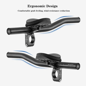 Support de guidon en alliage d'aluminium pour vélo, clip de guidon TT, barres aérodynamiques et extension de guidon de <span class=keywords><strong>triathlon</strong></span> pour VTT et vélo de route - Product Image 4
