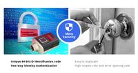 Candado Electrónico Inteligente Vanma de Nuevo Tipo con Huella Dactilar, Llave Maestra, Control Remoto y Opciones de Almacenamiento en la Nube para Cajeros Automáticos (ATM) con SDK