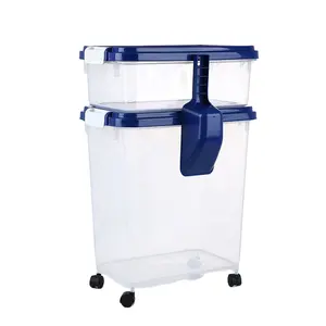 PP Plastic Pet Food Container for Dog and Cat