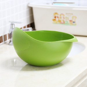 चावल वाशिंग स्ट्रॉनर फिल्टर टोकरी कोलैंडर सिव फल सब्जी कटोरे सफाई उपकरण रसोई उपकरण - Product Image 5