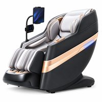 Fauteuil de massage corporel complet 4D tendance 2026, zéro gravité, rail SL, haut-parleurs IA, massage des pieds par compression chaude, professionnel pour salon et bureau