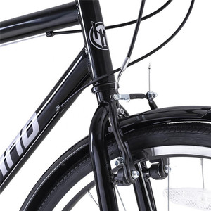 Bicyclette JOYKIE 700C à 7 vitesses, vélo de ville rétro <span class=keywords><strong>Vintage</strong></span> noir - Product Image 5
