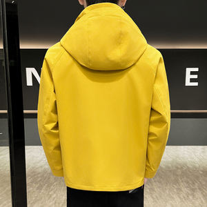 Chaqueta informal para hombre, diseño Joker, nueva colección primavera-otoño 2025, cortavientos e impermeable, con capucha, estilo utilitario, muy popular. - Product Image 2