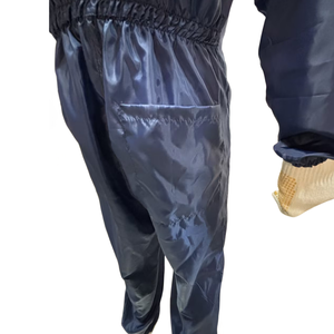 Combinaison <span class=keywords><strong>de</strong></span> peintre réutilisable en nylon et polyester bleu marine, combinaison <span class=keywords><strong>de</strong></span> pulvérisation respirante en nylon - Product Image 6