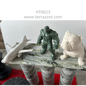 Fabrik direkt Terrazzo Marmor Skulptur Shop Cafe Büro Schreibtisch Tisch dekoration Terrazzo Handwerk Jeder ist einzigartig - Product Image 5