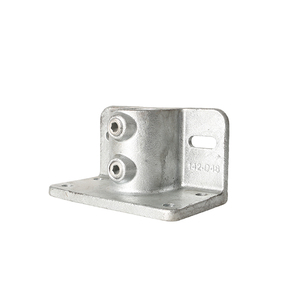 Cơ Sở Mặt Bích Với <span class=keywords><strong>4</strong></span> Lỗ Ống Kẹp Khớp End Rail Kẹp Nhà Kính Sân Chơi Phụ Kiện Đường Ống - Product Image 4