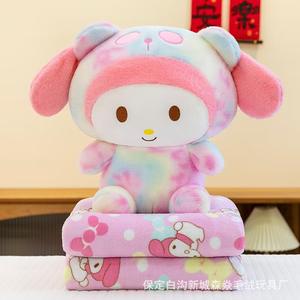 Оптовая продажа, детское одеяло Kouromi двойного назначения, одеяло для сна и кондиционирования воздуха, плюшевая игрушка с наполнителем из полипропилена и сетчатой подкладкой - Product Image 6