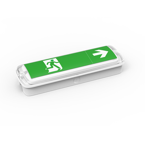 Señal de salida de emergencia LED sin mantenimiento IP65, recargable, resistente al agua, blanco frío, CE CB para seguridad contra incendios en interiores y exteriores - Product Image 4
