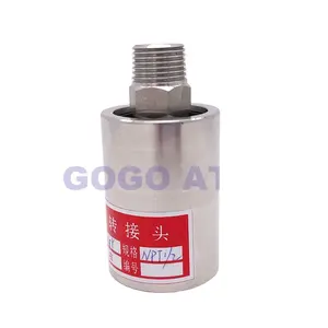 250bar high pressure rotary joint swivel low speed 1 1/4 inch thread stainless steel 304 rotating connector for water oil gas