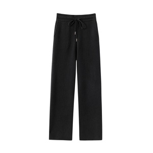 <span class=keywords><strong>Pantaloni</strong></span> Invernali Siping a Vita Alta, Spessi, Dritti, Lunghi, in Cashmere Lavorato a Maglia, 100% Puro Cashmere Vintage per <span class=keywords><strong>Donna</strong></span> - Product Image 4