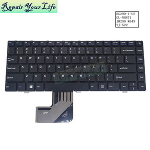 Clavier d'ordinateur portable anglais américain pour Prestigio SmartBook 133s HG290-1-US GL-NB871 JM290 K649 YJ-522 <span class=keywords><strong>Voyo</strong></span> V3 Pro 4 pas de rétro-éclairage nouveau - Product Image 2