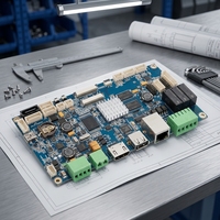 PCBA Multicapa de Alta Frecuencia para Telecomunicaciones, Acabado ENIG, Procesamiento BGA SMT, 100% Probado con Rayos X AOI, Electrónica OEM/ODM