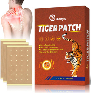 42 patchs Tiger Balm pour le mal de dos, patch chinois soulageant la douleur, ultra puissant pour les muscles, les articulations <span class=keywords><strong>du</strong></span> genou, de l'épaule <span class=keywords><strong>et</strong></span> <span class=keywords><strong>du</strong></span> <span class=keywords><strong>cou</strong></span> - Product Image 1
