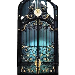 Puerta <span class=keywords><strong>Exterior</strong></span> de jardín, puerta de seguridad de hierro forjado - Product Image 1