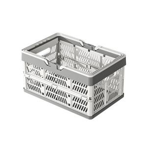 Cesta de almacenamiento plegable portátil, diseño funcional para aperitivos, juguetes, compras, baño, al aire libre, para guardarropa, almacenamiento de ropa - Product Image 5