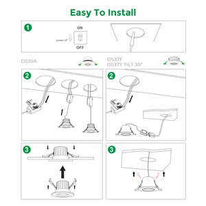 Lámpara de Techo Empotrada con Temperatura de Color Ajustable de 2700K 3000K 4000K 6000K, Panel LED para Interiores de Hotel, 5W <span class=keywords><strong>8W</strong></span> - Product Image 6