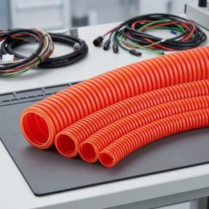 Tube ondulé en nylon PA6 pour câblage, conduit flexible -40°C à +150°C, automobile, industriel, certifié TS16949 - Product Image 4